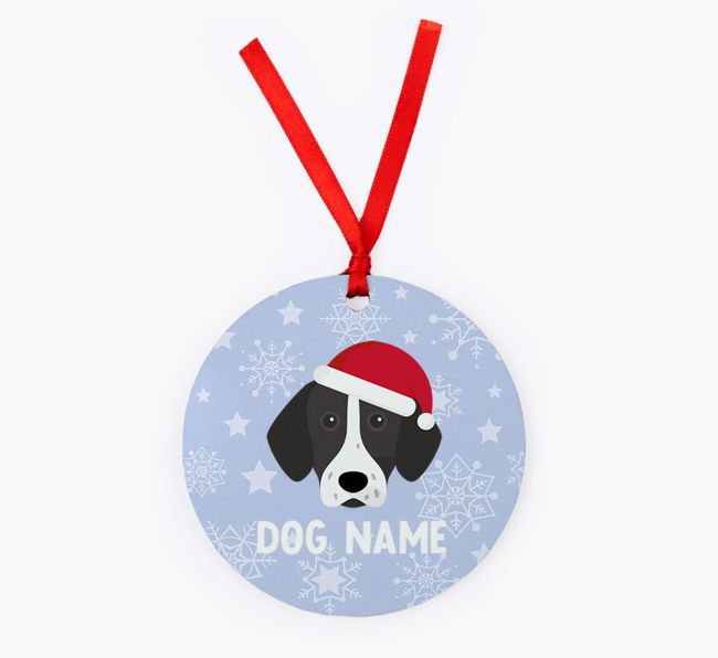 Snowflake: Personalised {breedFullName} Christmas Decoration